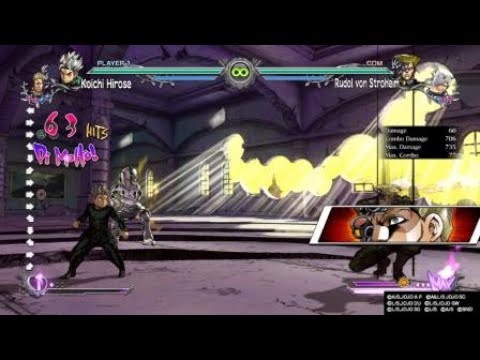 Jojo asbr koichi 700 damage combo - YouTube