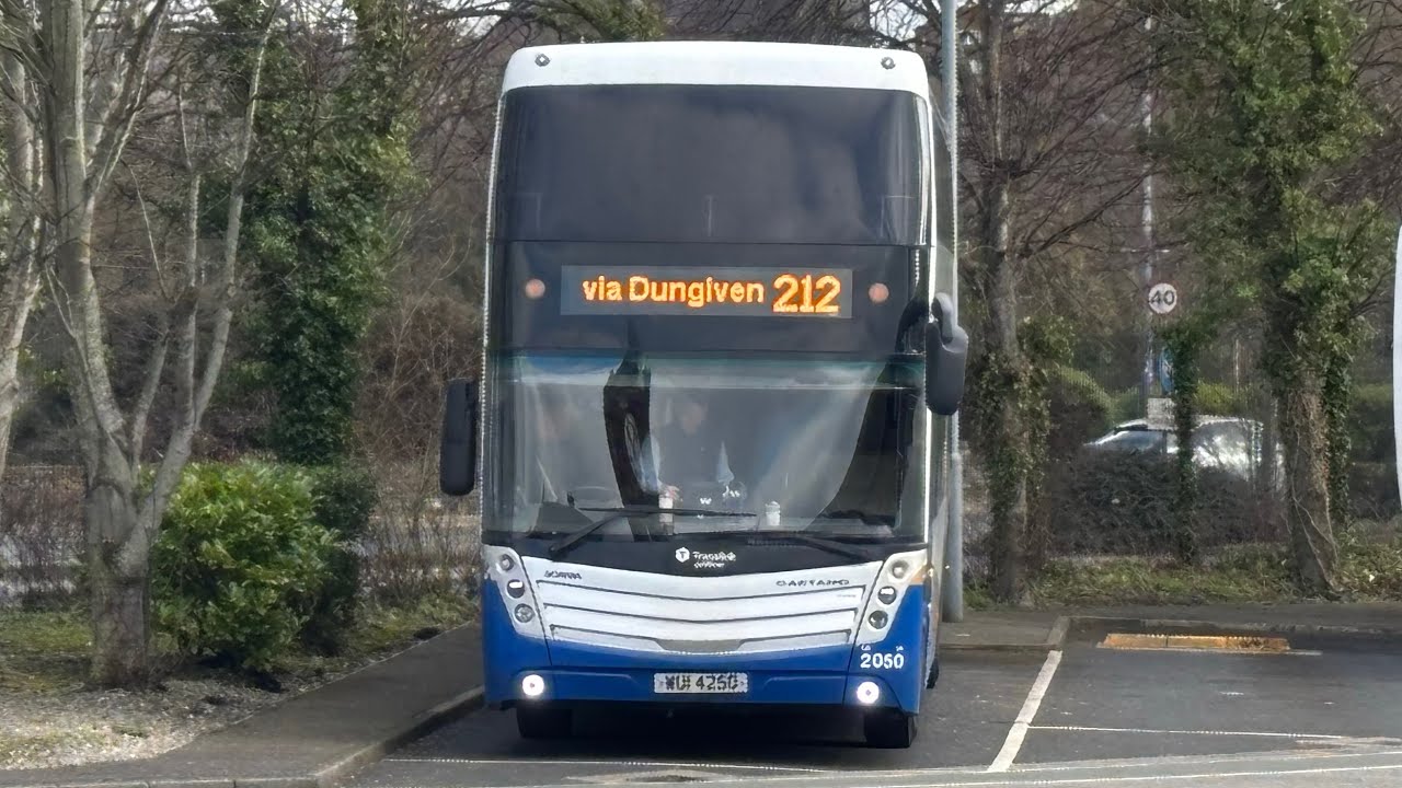 Ride on Translink Goldliner 2050 (WUI 4250) 212 Belfast 