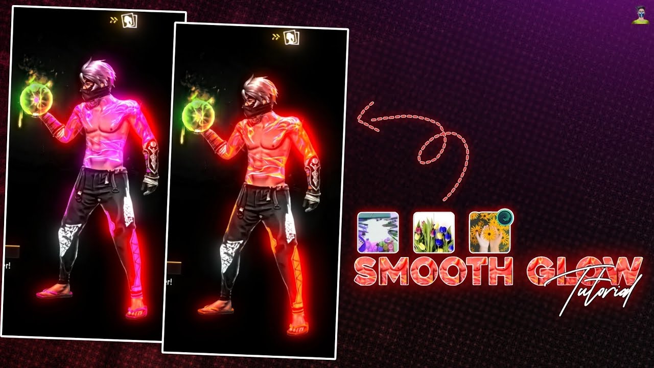 Make this glow in alight motion ||| FF Lobby Glow Effect