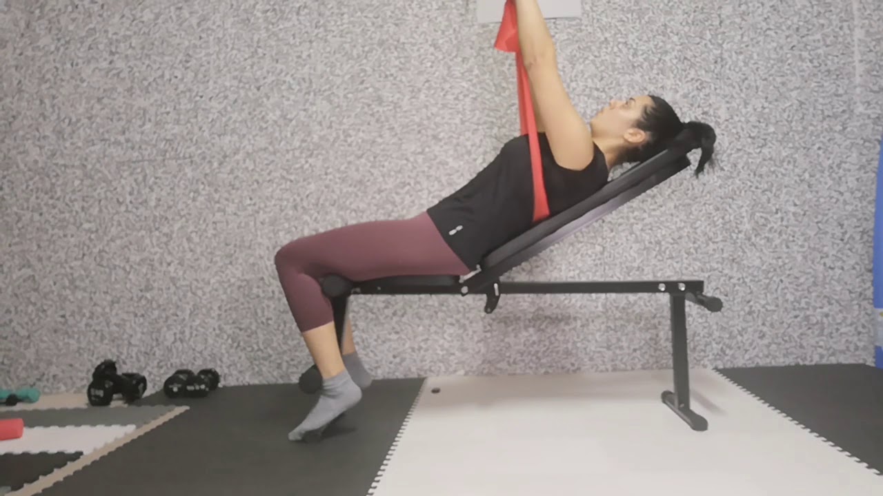 Training with elastic, a bench and some weights (second part)