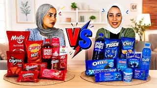تحدي الأحمر الناري 🔥 ضد الأزرق الهادي 🌊 ومين فيهم هينسحب الأول  😱