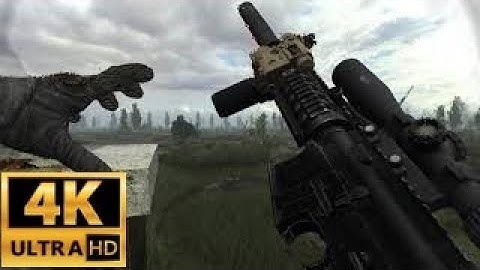 Stalker Anomaly RC18 4K | Max settings | BaS warzone v2 addon | all 4k upscaled textures gameplay #5