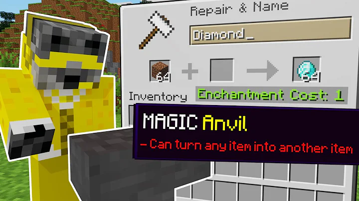 Minecraft Manhunt, But Anvils Are Magic...