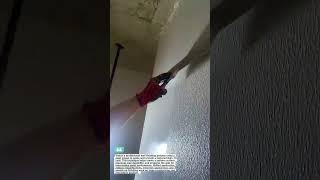 🔥 Satisfying Wall Texture Finish! Watch This Pro Skim Coat Technique Transform a Rough Surface