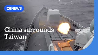 Download Lagu China simulates Taiwan blockade in response to massive US arms deal | ABC NEWS MP3