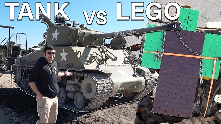 I Used A Tank On A Giant LEGO Figure