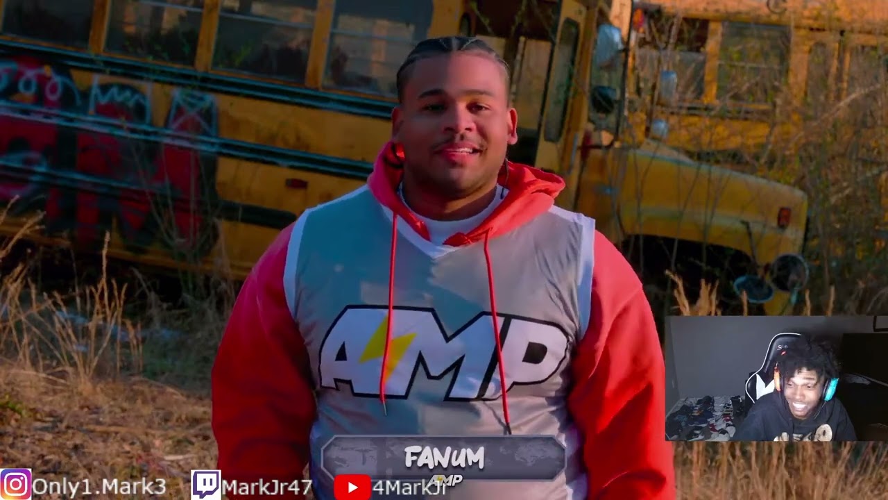 MARKJR REACTS TO AMP MMA BASKETBALL | He The Brock Lesner Of MMA BASKETBALL