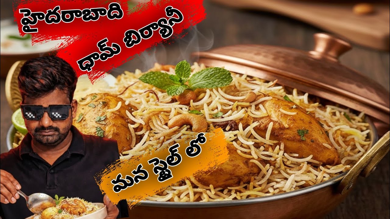 హైదరాబాద్ చికెన్ దమ్ బిర్యానీ ఒక్కసారి ఇలా తిన్నారంటీ వదలరు