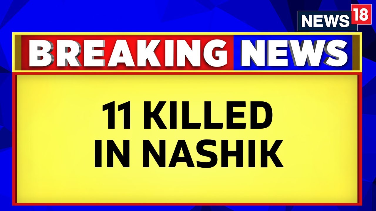 Nashik Accident Today News 10 Dead As Bus Catches Fire After Crash In