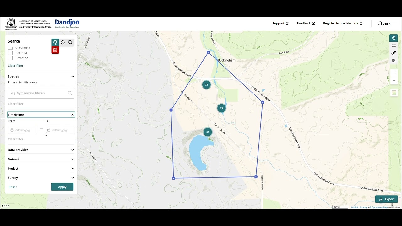 Dandjoo Platform Overview: How to Search and Explore WA Biodiversity Data
