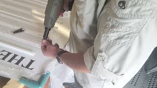 How To Rivet Changeable Letter Tracks Pro Technique With Electronic Rivetter