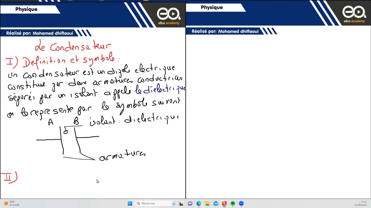 [Offre-Ballouchi]- Physique Chapitre Condensateur (Séance 1)