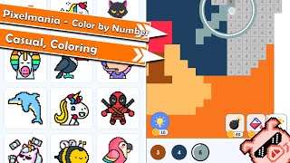 Pixelmania - Color by Number - Gameplay 🦝 | Best coloring book game [11/2022] screenshot 5
