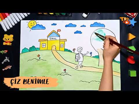 Birlikte Okul Yolu Çizelim🖌️ | Çiz Benimle - 12. Bölüm