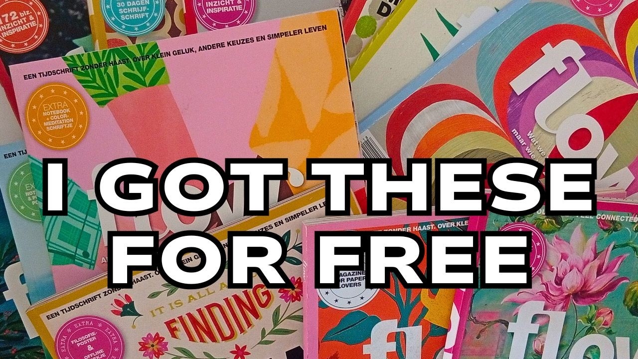 I Got a Box of Free Flow Magazines… Time to Harvest Them