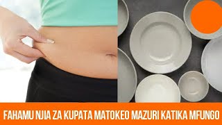 Njia Za Kupunguza Uzito Haraka Wakati Wa Kufunga