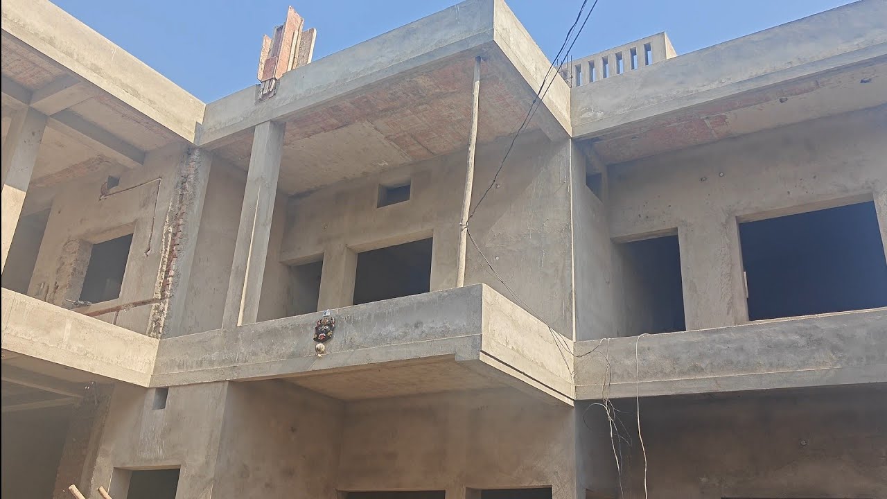 🏠आखिर घर का base का काम पूरा हुआ 😊