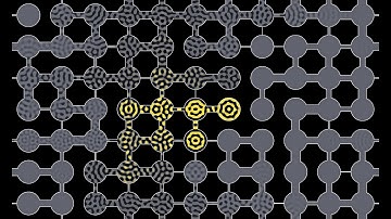 Waves in a circle lattice with more random channel widths