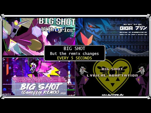 Khamydrian】DELTARUNE: Chapter 2 - Big Shot【Lyrical Remix】 