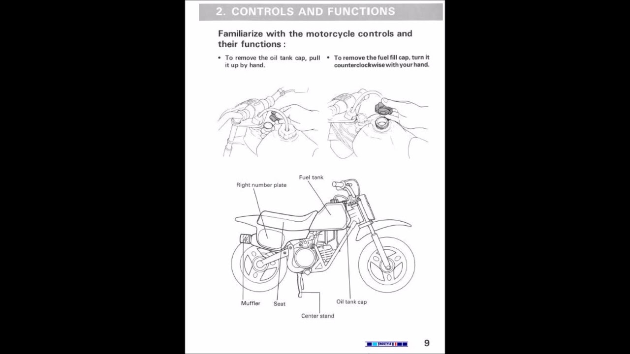 HONDA QR 50 - Manuel du Propriétaire - YouTube