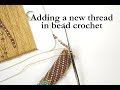 Ann Benson Adding a new thread in bead crochet