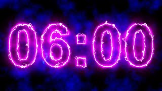 6 minute electric timer with electronic music