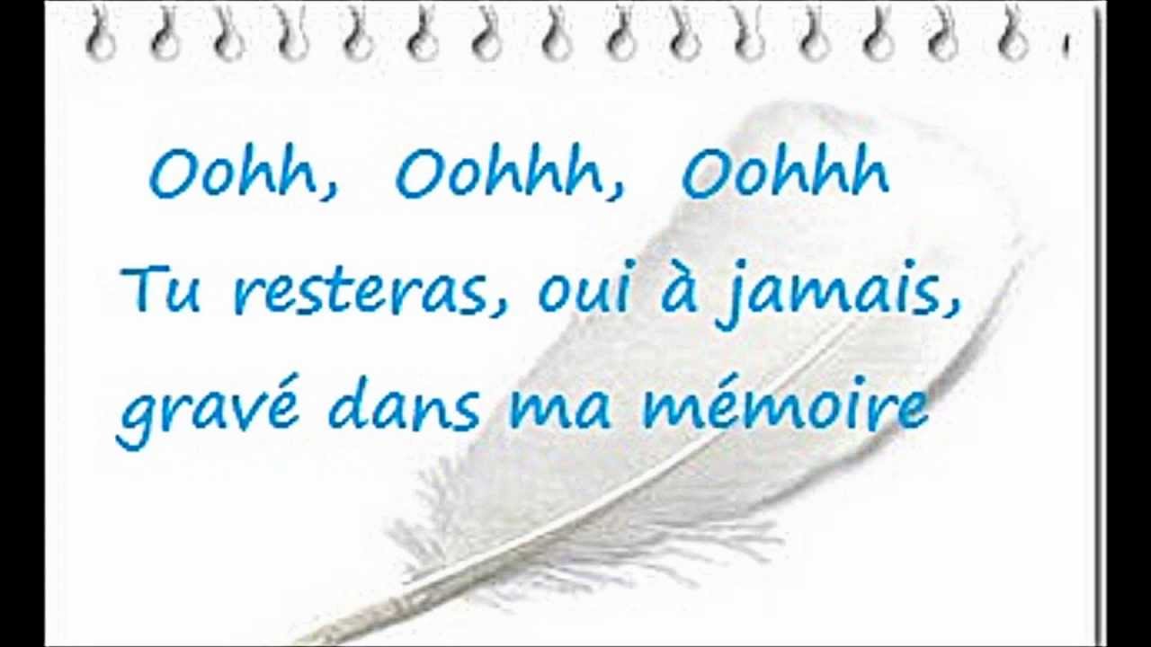 Constance Je Pense A Toi Paroles Youtube