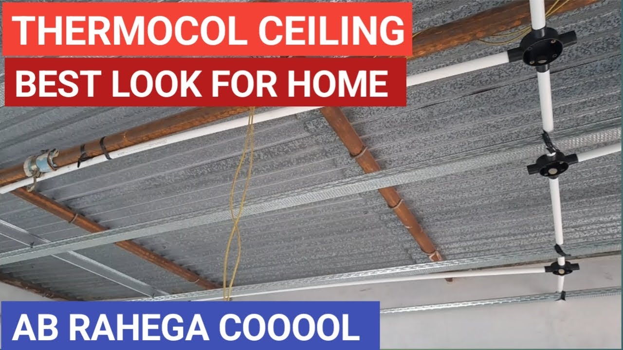 Pop ceiling for tin | false ceiling work details | how to control heat in home