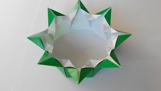 Красивая ваза оригами, Beautiful vase origami(, 2015-05-21T11:26:34.000Z)