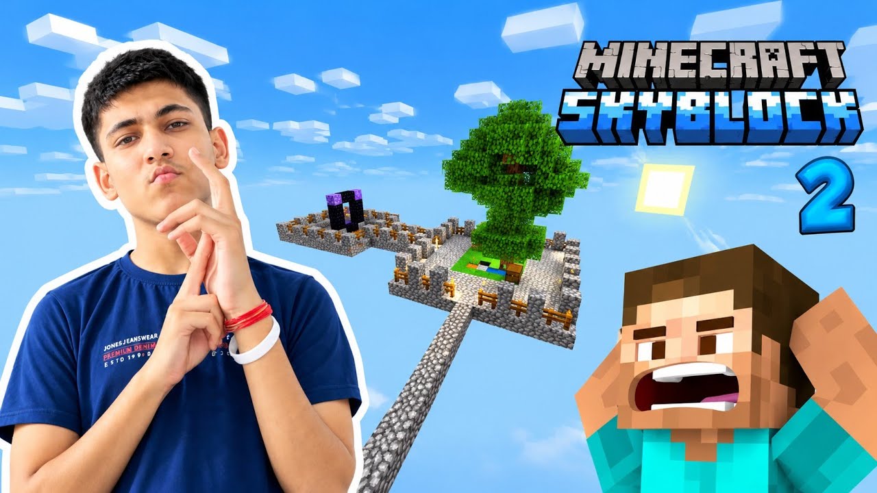 MINECRAFT SKYBLOCK PART 2 – TIME TO EXPAND MY ISLAND! - YouTube