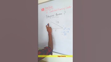 Pythagoras Theorem || Pythagorean Triplets Reasoning Trick