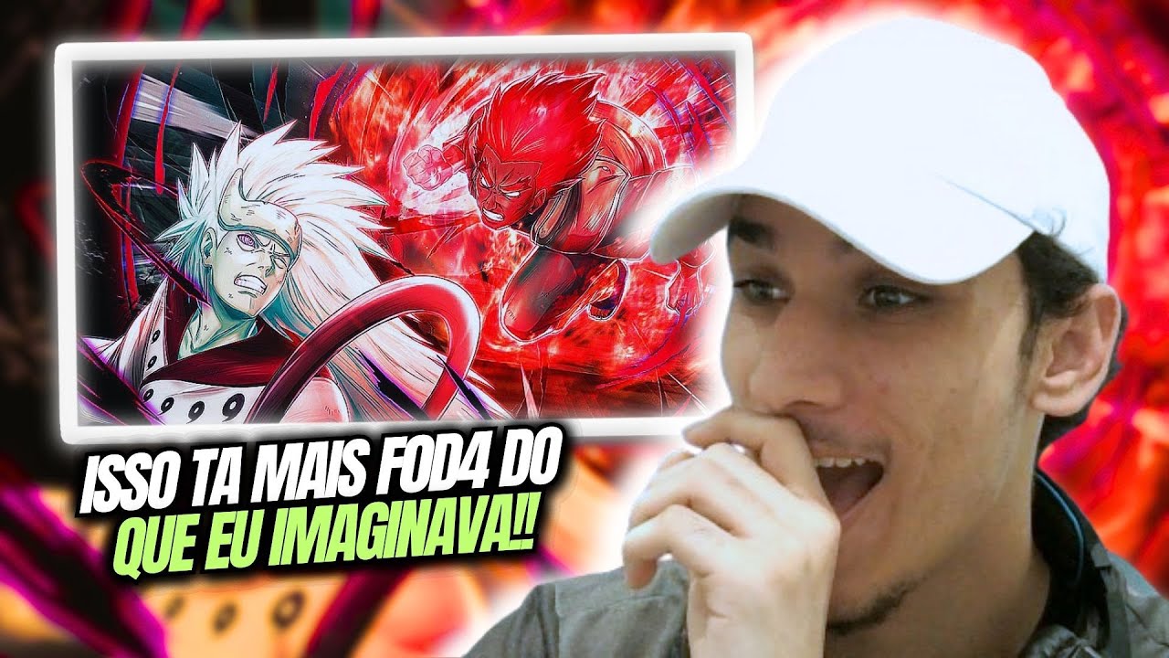 PRIMEIRA VEZ VENDO Madara Vs Gai - Luta Completa (Naruto Shipudden)