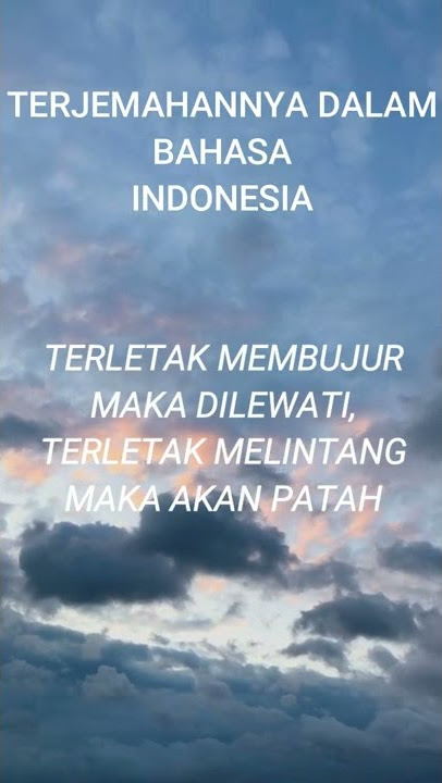 Tabujua Lalu Tabalintang Patah #shorts