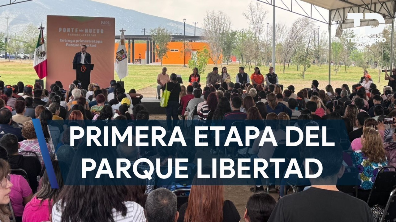 Entregan primera etapa del Parque Libertad en Monterrey; invirtieron 150 millones de pesos