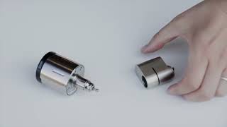 BLE Locking Scandinavian Oval Door Cylinder Installation_ENG