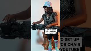 HOW TO SET DIRECTOR CHAIR FROM YOUTUBE #shorts #unboxing #redflagshorts #whatisinmybag #shortsafrica