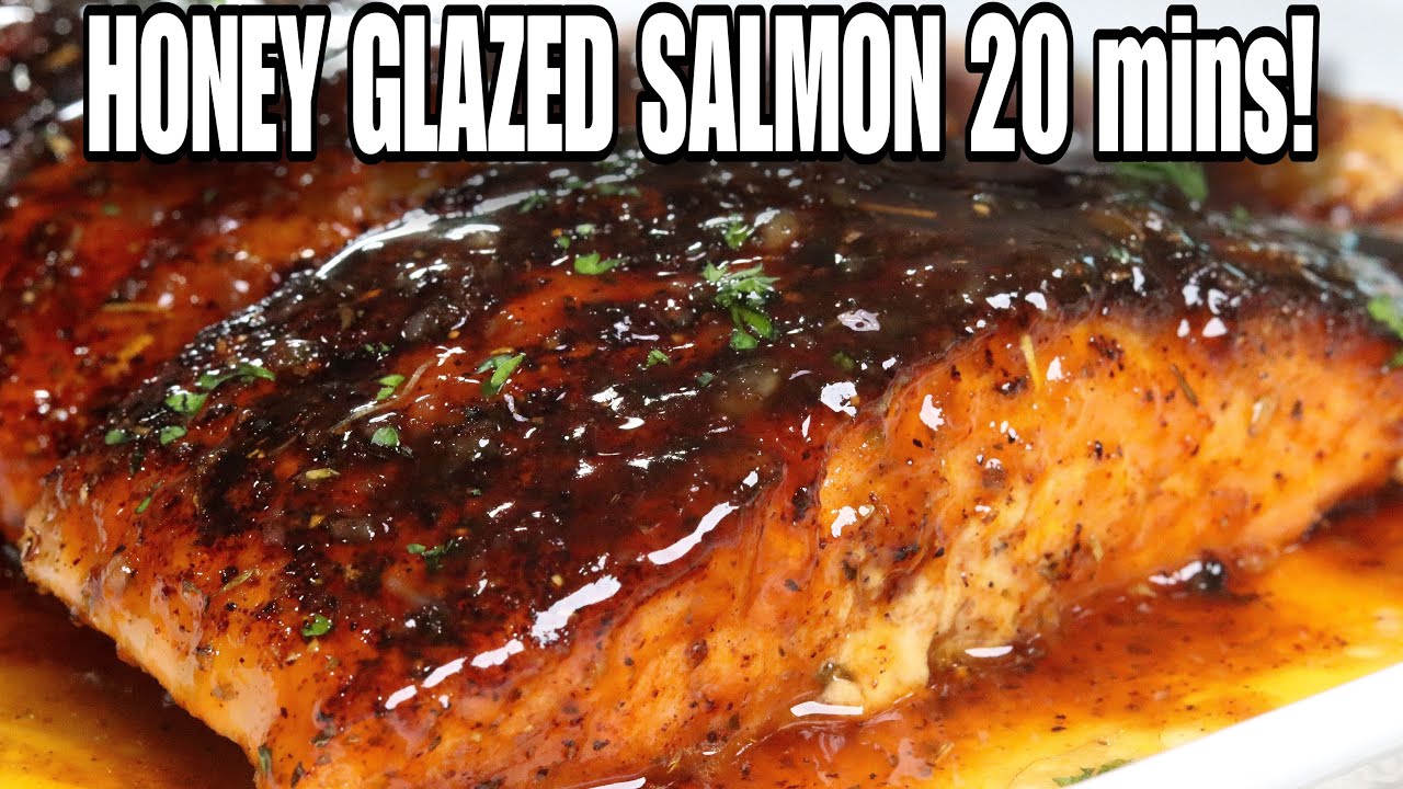 Honey Butter Glazed Salmon | Quick & Easy Dinner Recipe That Melts in Your Mouth