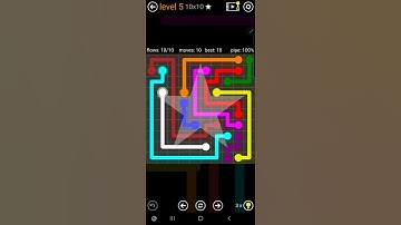 How To Solve Flow Free Jumbo Pack Level 5 10x10 Hard Board Walk Through Solution Walkthrough