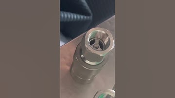 The final step in the production of quick couplers: assembly.