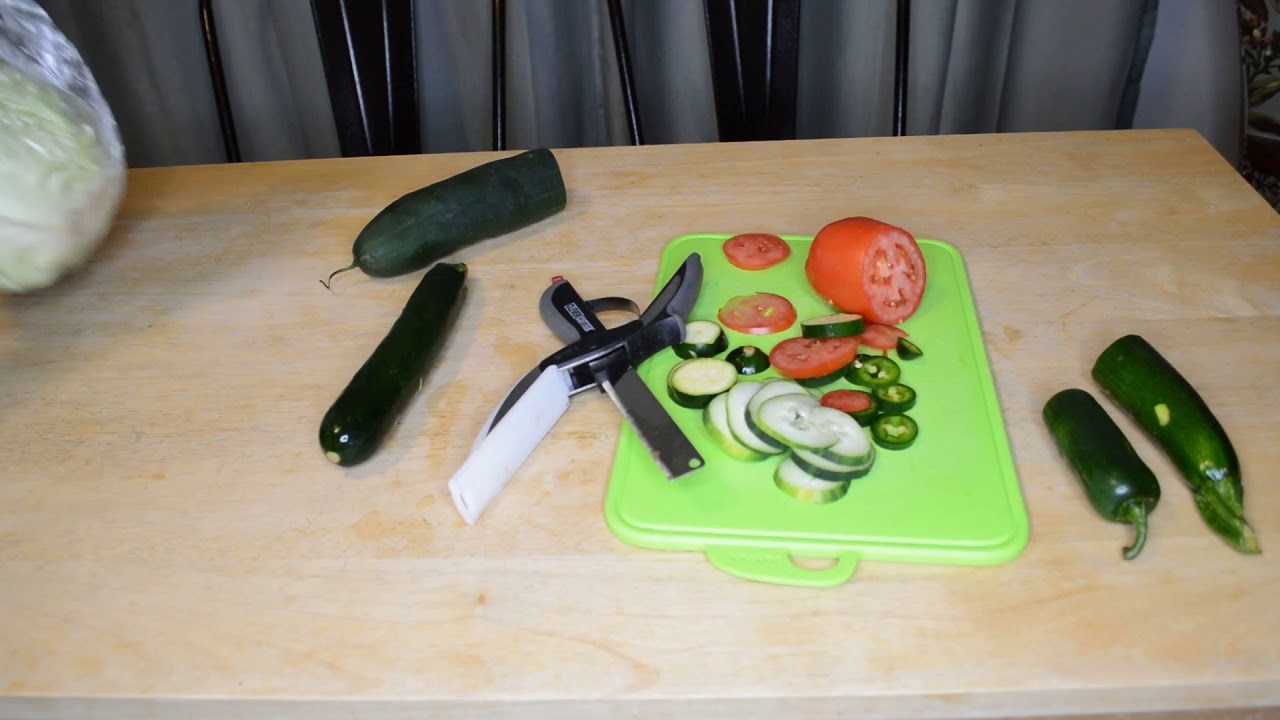 Clever Cutter Straight Blade & Wavy Blade Chopping Knives 