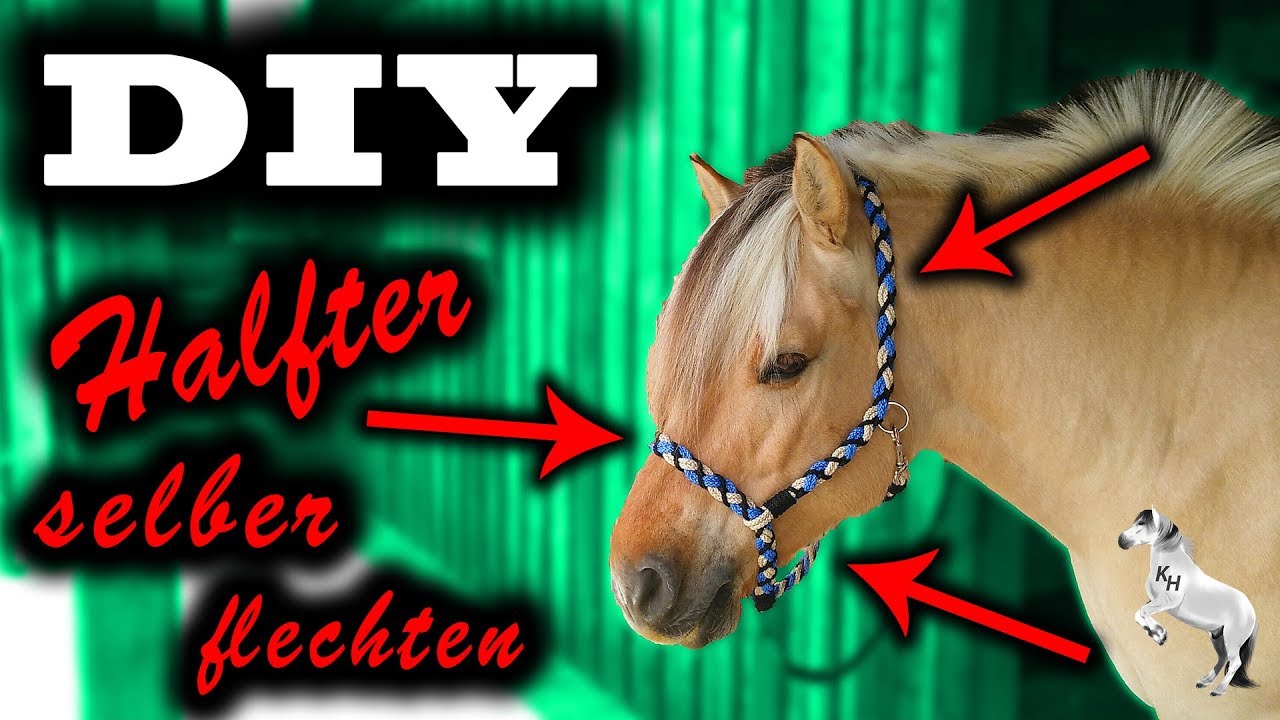 [DIY] Halfter KOMPLETT selbst flechten - YouTube