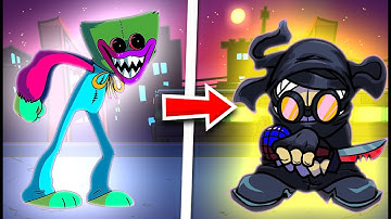 FNF Playtime - Huggy Wuggy Mod But weird (VERY WEIRD) (Huggy Wuggy Vs BF)