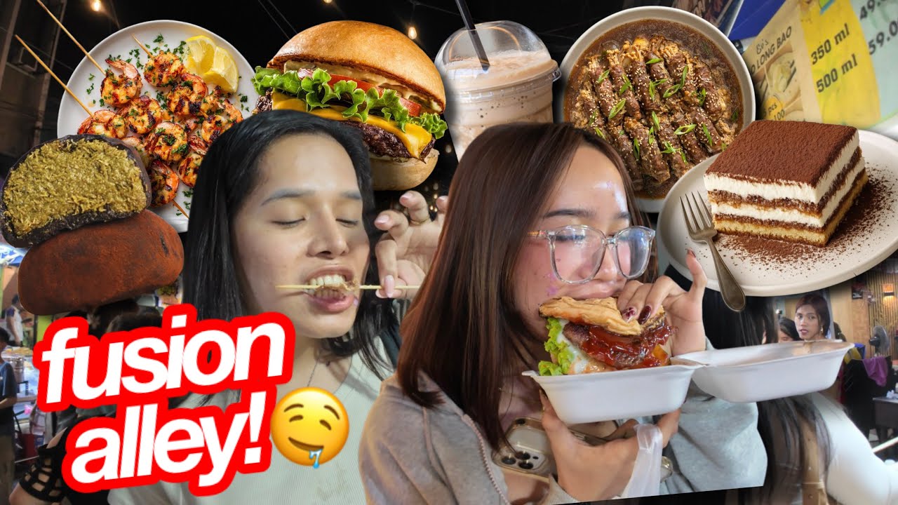 FOOD TRIP SA FUSION ALLEY WITH JERVIN! 🤤