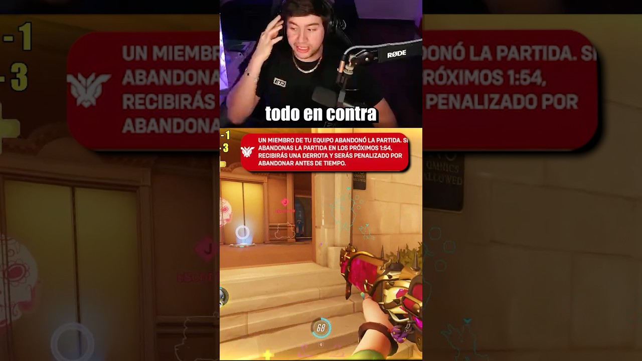 Hoy nada me salió bien 😔 #overwatch #overwatch2 #gaming