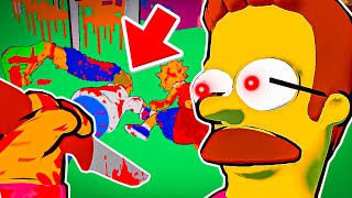 NED FLANDERS MATA A LOS SIMPSONS 😱😮  -Ned Flanders KILLS The Simpsons