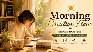 Morning Creative Flow ☀️ Soft Piano & Cozy Jazz for Creativity, Writing & Inspired Focus screenshot 4