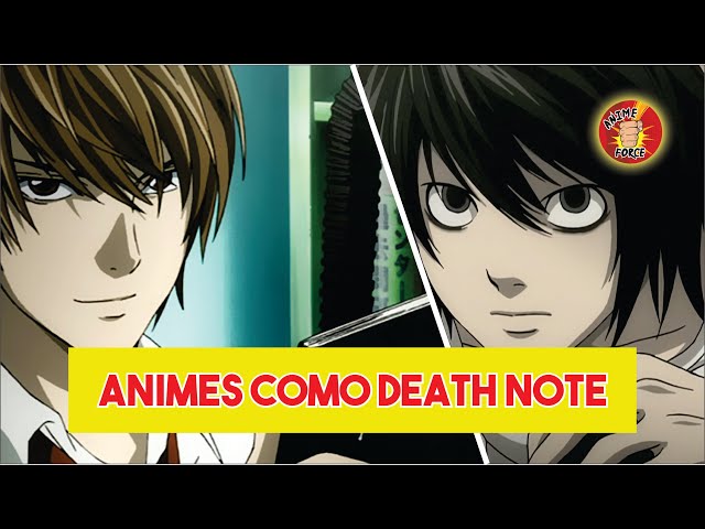 Los mejores 7 anime parecidos a Death Note