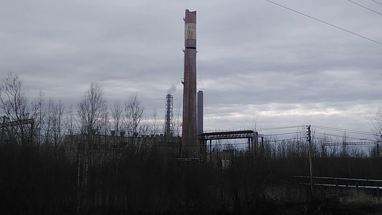 Снос трубы в Тосно - YouTube