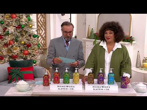 HomeWorx by Slatkin Co S/3 22oz Hand Soaps on QVC