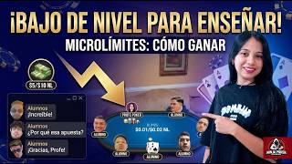 Jugadora de nl100 hace sesión en microlímites. Descubre sus secretos para escalar niveles!